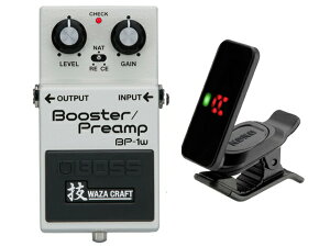 BOSS �{�X BP-1W + KORG Pitchclip 2 PC-2�@�G�t�F�N�^�[