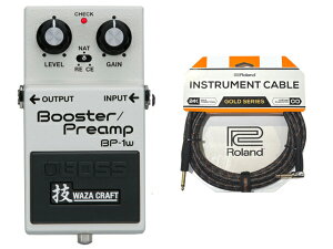 BOSS �{�X BP-1W + Roland �P�[�u���@�G�t�F�N�^�[