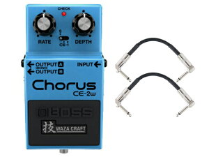 �y10/18�`�撅����ő�5,000�~OFF�N�[�|���zBOSS �{�X �Z WAZA CRAFT Chorus CE-2W + �����_�C���p�b�`�P�[�u��2�{ �Z�b�g