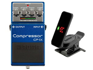 BOSS �{�X Compressor CP-1X + KORG Pitchclip 2 PC-2�@�R���p�N�g�G�t�F�N�^�[