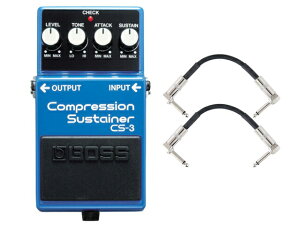 BOSS �{�X Compression Sustainer CS-3 + �����_�C���p�b�`�P�[�u��2�{ �Z�b�g�@�R���p�N�g�G�t�F�N�^�[