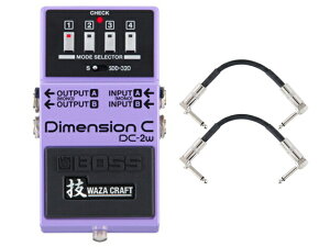 BOSS �{�X DC-2w Dimension C �Z WAZA CRAFT + �����_�C���p�b�`�P�[�u��2�{ �Z�b�g�@�M�^�[�G�t�F�N�^�[