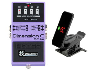 BOSS �{�X Dimension C DC-2w + KORG Pitchclip 2 PC-2�@�M�^�[�G�t�F�N�^�[