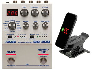 BOSS �{�X DD-200 + KORG Pitchclip 2 PC-2�@�G�t�F�N�^�[�^�f�B���C
