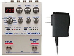 BOSS �{�X DD-200 + ����AC�A�_�v�^�[ PSA-100S2 �Z�b�g�@�G�t�F�N�^�[�^�f�B���C