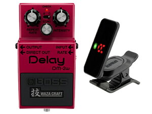 BOSS �{�X Delay DM-2w (J) + KORG Pitchclip 2 PC-2�@�R���p�N�g�G�t�F�N�^�[