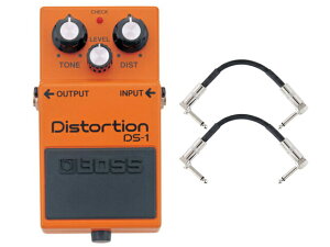 BOSS �{�X Distortion DS-1 + �����_�C���p�b�`�P�[�u��2�{ �Z�b�g�@�R���p�N�g�G�t�F�N�^�[