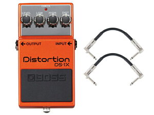 BOSS �{�X Distortion DS-1X + �����_�C���p�b�`�P�[�u��2�{ �Z�b�g�@�R���p�N�g�G�t�F�N�^�[
