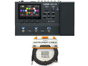 �y10/18�`�撅����ő�5,000�~OFF�N�[�|���zBOSS �{�X Guitar Effects Processor GX-10 + Roland �P�[�u�� �Z�b�g �}���`�G�t�F�N�^�[