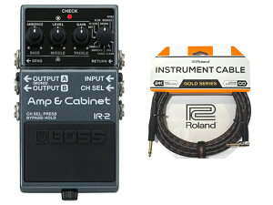 BOSS �{�X Amp & Cabinet IR-2 + Roland �P�[�u�� �Z�b�g�@�A���v�E�V�~�����[�^�[