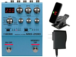 BOSS �{�X MD-200 + ����AC�A�_�v�^�[ PSA-100S2 + KORG Pitchclip 2 PC-2�@�G�t�F�N�^�[�^���W�����[�V����