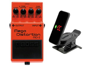 �y10/18�`�撅����ő�5,000�~OFF�N�[�|���zBOSS �{�X Mega Distortion MD-2 + KORG Pitchclip 2 PC-2�@�R���p�N�g�G�t�F�N�^�[