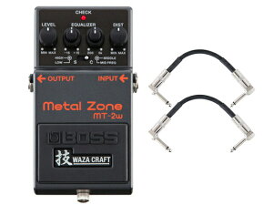 BOSS �{�X MT-2w Metal Zone �Z WAZA CRAFT + �����_�C���p�b�`�P�[�u��2�{ �Z�b�g�@�M�^�[�G�t�F�N�^�[