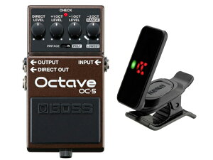 �y�撅����ő�5,000�~OFF�N�[�|��9/18�`�zBOSS �{�X OC-5 + KORG PitchClip 2 PC-2�@�G�t�F�N�^�[�^�I�N�^�[�u