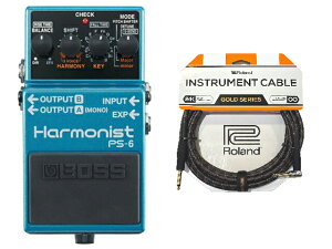 BOSS �{�X Harmonist PS-6 + Roland �P�[�u�� �Z�b�g�@�R���p�N�g�G�t�F�N�^�[