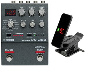 BOSS �{�X RV-200 + KORG Pitchclip 2 PC-2