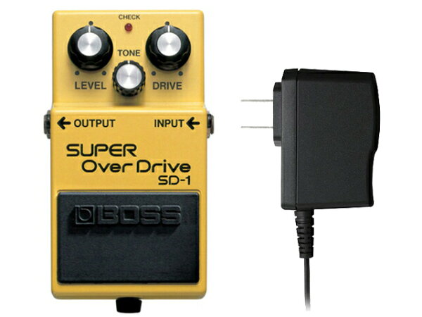 【先着限定最大5,000円OFFクーポン9/18～】BOSS ボス SUPER OverDrive SD-1 + PSA-100S2 セット　コンパクトエフェクター
