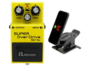 BOSS �{�X SUPER OverDrive SD-1w (J) + KORG Pitchclip 2 PC-2�@�R���p�N�g�G�t�F�N�^�[