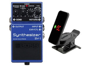�y10/18�`�撅����ő�5,000�~OFF�N�[�|���zBOSS �{�X Synthesizer SY-1 + KORG Pitchclip 2 PC-2�@�M�^�[�G�t�F�N�^�[�^�V���Z�T�C�U�[