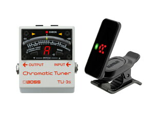 BOSS �{�X TU-3s + KORG Pitchclip 2 PC-2�@�`���[�i�[