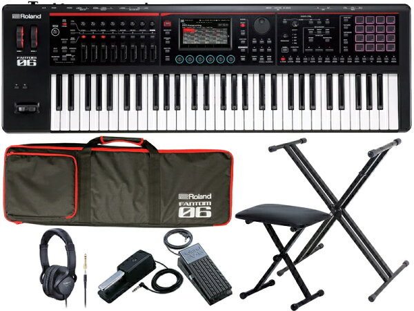 Roland ローランド FANTOM-06 コンプリート セット  61鍵盤モデル　シンセサイザー／ミュージックワークステーション