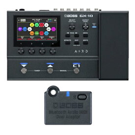 BOSS ボス Guitar Effects Processor GX-10 + BT-DUAL セット マルチエフェクター