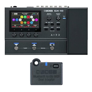 BOSS �{�X Guitar Effects Processor GX-10 + BT-DUAL �Z�b�g �}���`�G�t�F�N�^�[