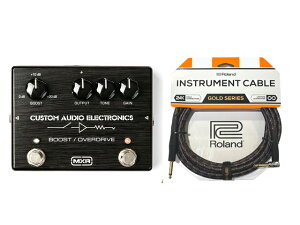�������K�i / MXR �G���G�b�N�X�A�[�� MC402 CAE BOOST/OD + Roland�P�[�u�� �I�[�o�[�h���C�u�^�u�[�X�^�[ �G�t�F�N�^�[