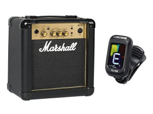 Marshall �}�[�V���� MG10 GOLD �mMG10G�n+ BOSS TU-02 �Z�b�g �M�^�[�A���v