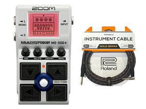 ZOOM �Y�[�� MS-50G+ + Roland�P�[�u���@�G�t�F�N�^�[