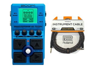 ZOOM �Y�[�� MultiStomp MS-70CDR+ + Roland�P�[�u���@�G�t�F�N�^�[