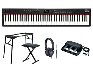 Roland ���[�����h RD-88EX �X�^���h+�`�F�A+3�{�y�_�� �Z�b�g �X�e�[�W�s�A�m