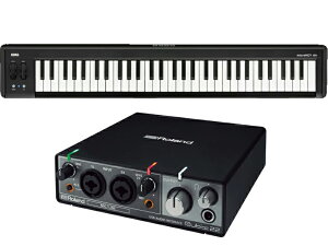 Roland ���[�����h Rubix22 + KORG microKEY2-61AIR �Z�b�g�@�I�[�f�B�I�C���^�[�t�F�C�X