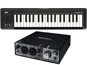 Roland ���[�����h Rubix22 + KORG microKEY2-37AIR �Z�b�g�@�I�[�f�B�I�C���^�[�t�F�C�X
