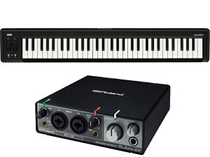 Roland ���[�����h Rubix22 + KORG microKEY2-61 �Z�b�g�@�I�[�f�B�I�C���^�[�t�F�C�X