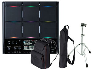 Roland ���[�����h SPD-SX PRO + ��p�X�^���h�E�\�t�g�P�[�X �Z�b�g�@�T���v�����O�p�b�h