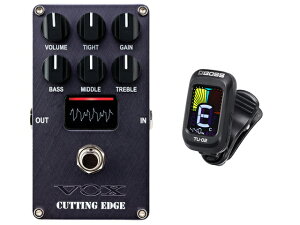 VOX ���H�b�N�X CUTTING EDGE [VE-CE] + BOSS TU-02 �Z�b�g�@�^��ǃA���v�^�G�t�F�N�^�[