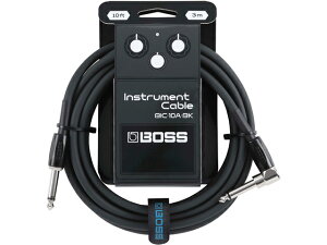 BOSS BIC-10A-BK �u���b�N 10ft/3m Instrument Cable Black, Straight/Angled 3m L �^�M�^�[�P�[�u��