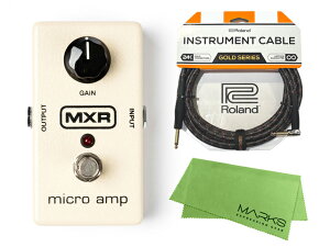 �������K�i / MXR �G���G�b�N�X�A�[�� M133 MICRO AMP + Roland�P�[�u�� + �}�[�N�X�N���X�Z�b�g �u�[�X�^�[ �G�t�F�N�^�[