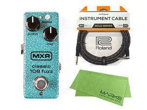 �������K�i / MXR �G���G�b�N�X�A�[�� M296 108 FUZZ MINI + Roland�P�[�u�� + �}�[�N�X�N���X�Z�b�g �t�@�Y �G�t�F�N�^�[