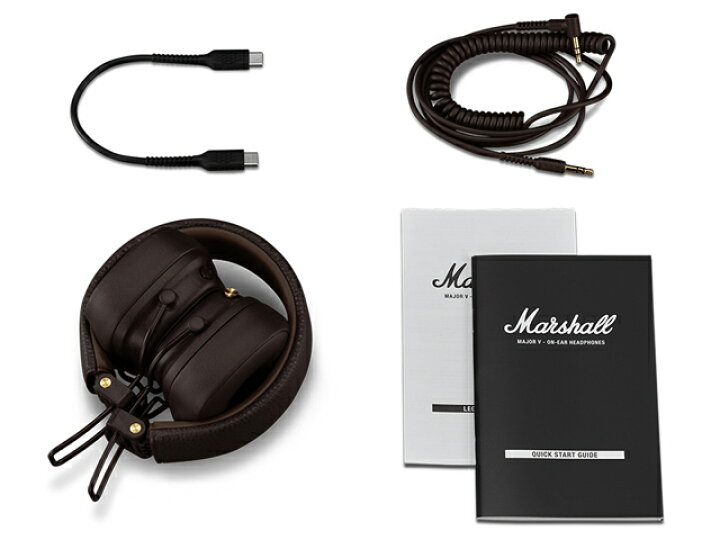 楽天市場】Marshall MAJOR V Brown/MAJOR 5 Brown ブラウン ワイヤレス
