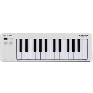 Arturia �A�[�g���A MICROLAB MK3 WH �z���C�g MIDI�R���g���[���[