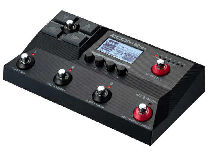 楽天市場】【即納可能】ZOOM B2 FOUR マルチベースエフェクター（新品 