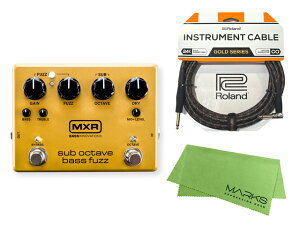 �������K�i / MXR �G���G�b�N�X�A�[�� M287 SUB OCTAVE FUZZ + Roland�P�[�u�� + �}�[�N�X�N���X�Z�b�g �t�@�Y �G�t�F�N�^�[