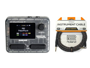 �y�������K�i�zSONICAKE �\�j�P�[�L Pocket Master TBK �N���A�u���b�N + Roland�P�[�u���Z�b�g �R���p�N�g�}���`�G�t�F�N�^�[