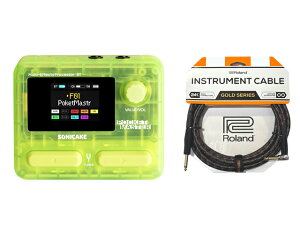 �y�������K�i�zSONICAKE �\�j�P�[�L Pocket Master TGN �N���A�O���[�� + Roland�P�[�u���Z�b�g �R���p�N�g�}���`�G�t�F�N�^�[