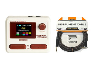 �y�������K�i�zSONICAKE �\�j�P�[�L Pocket Master WH �z���C�g + Roland�P�[�u���Z�b�g �R���p�N�g�}���`�G�t�F�N�^�[