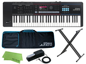 �y��p�\�t�g�P�[�X�t�zRoland ���[�����h JUNO-D6 + DP-10 + X�^�X�^���h �Z�b�g 61���Ճ��f��