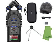 ZOOM ズーム H6studio + APH-6st + ミニ三脚 + マークスクロスセット ハンディレコーダー