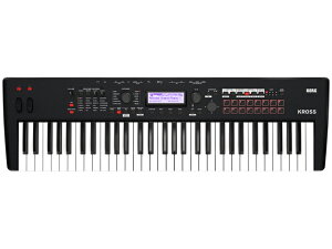 KORG �R���O KROSS 2 61���Ճ��f�� Super Matte Black [KROSS2-61-MB] �@�V���Z�T�C�U�[